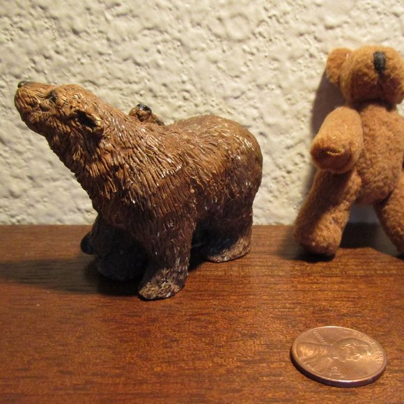 Set #1 of Nine Miniature Bear Figurines - Picture 4 of 16